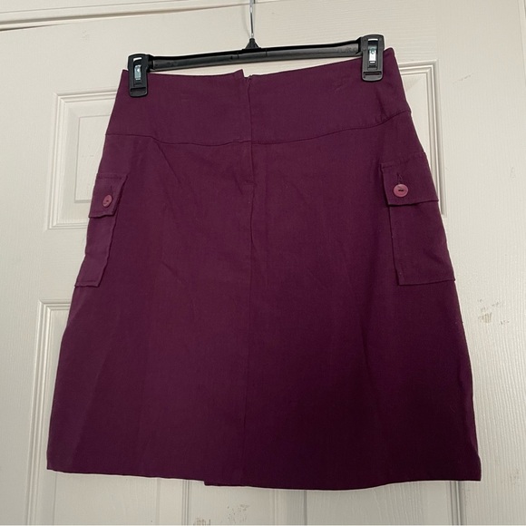 Christopher & Banks Size 4 Business Skirt​ Plum Purple - Picture 5 of 6